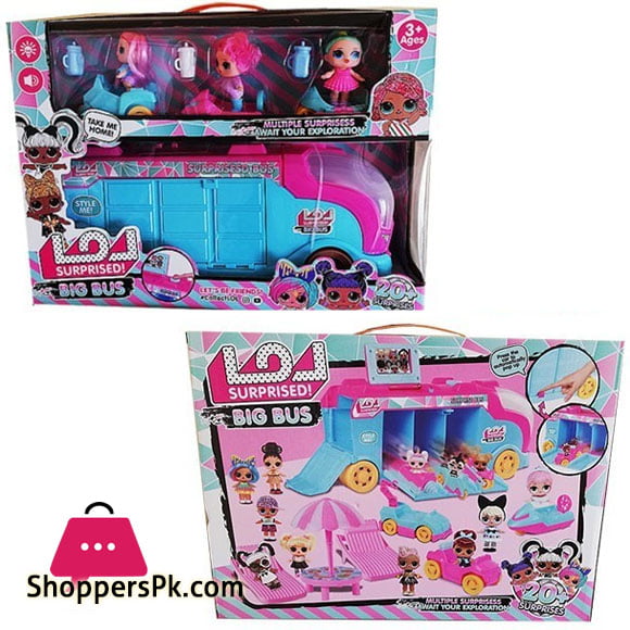 LoL Suprise Camper Big Bus Play Set K-5633