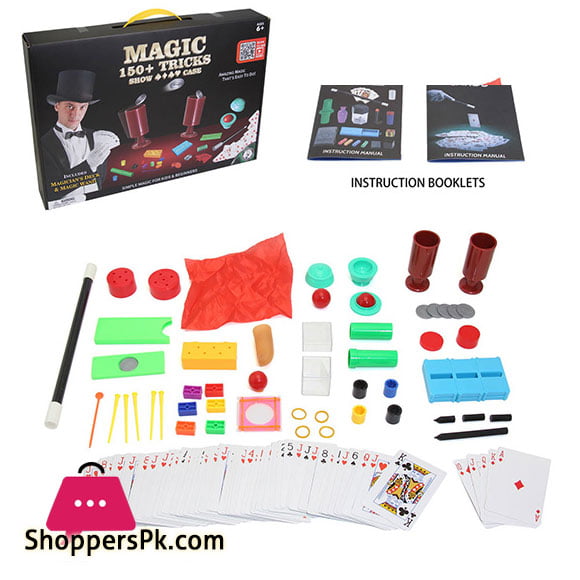 Magician Amazing Magic Set kids Play Fun Game Easy Learn Magic 150 Tricks 2566