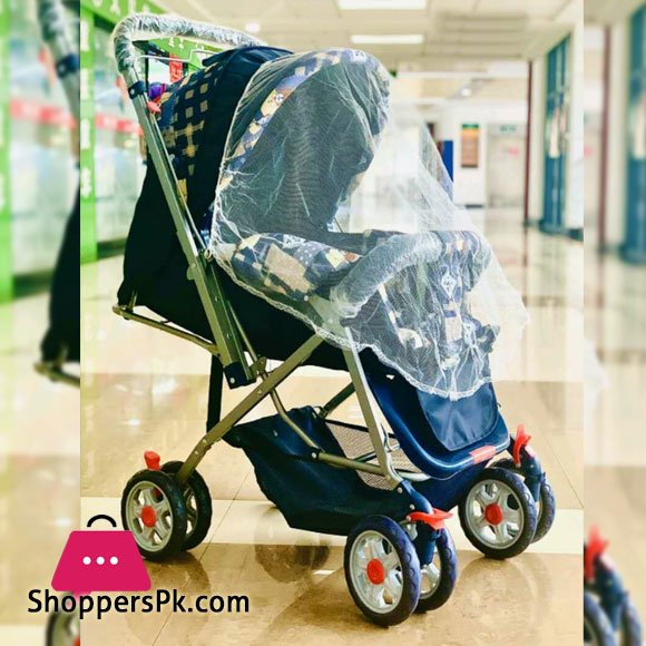 3 Position Baby Stroller Blue 008W