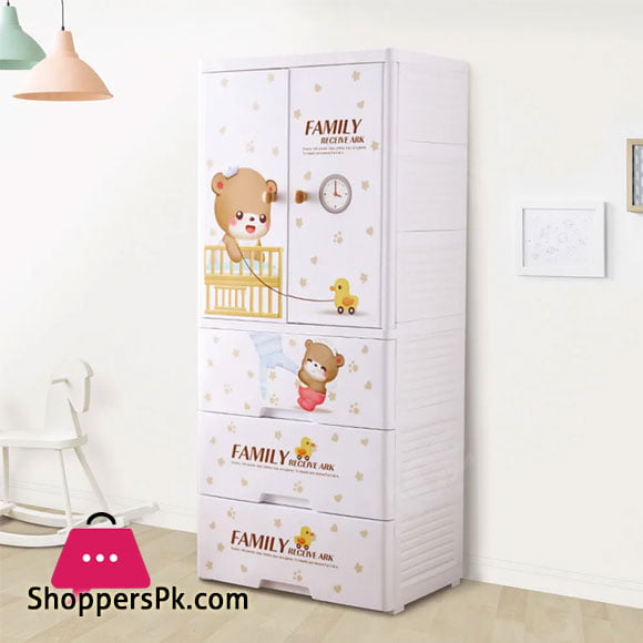 High Quality Baby Clothes Storage Wardrobe with 3 Drawer Cabinet