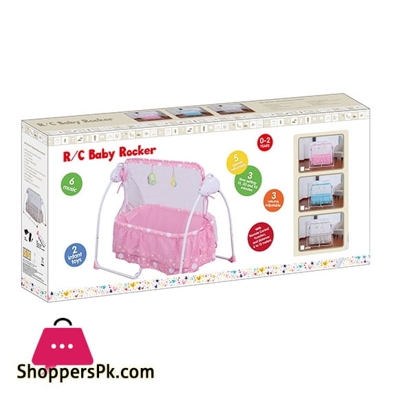High Quality Infrared R/C Rocking Automatic Cradle Baby Electric Swing Bed