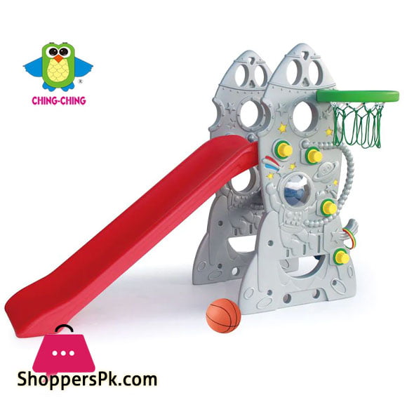 Kids Slide with Basketball Hoop - SL-18