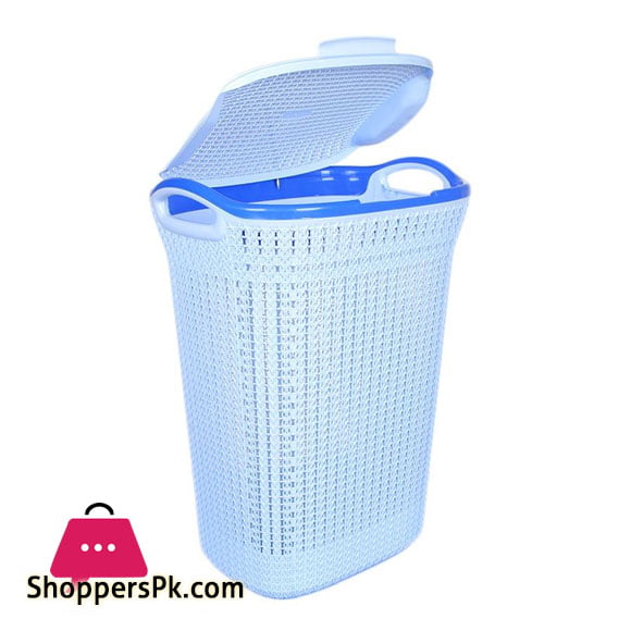 Knit Laundry Basket in Knitting Design