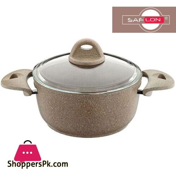 Saflon Deep Pot Granite - 24 cm 4.7 Liter