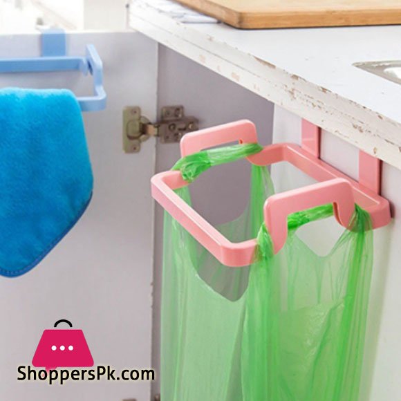 Kitchen Garbage Bag Holder Trash Hanging Organizer Tool