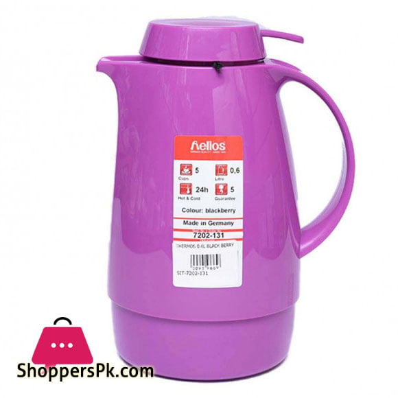 Helios Thermos Black Berry 0.6 Litre - SIT-7202-131
