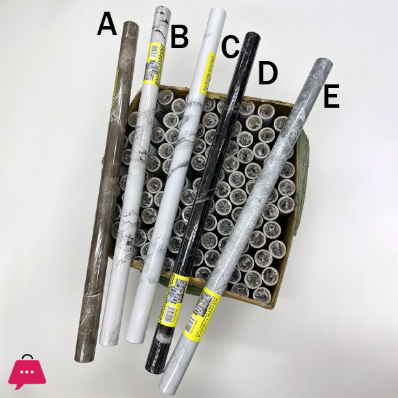 Kitchen Oil Proof Waterproof Sticker Marbel Design Kitchen Stove Cabinet PVC Stickers Self Adhesive Wallpapers DIY Wall Stickers ( 60 x 200 CM )