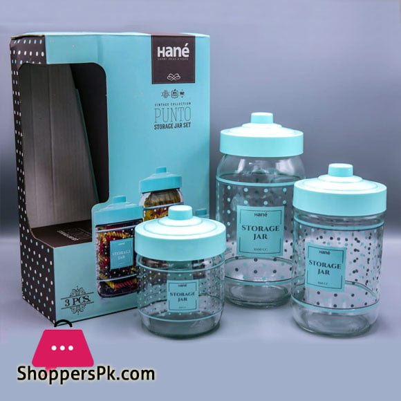 Punto Jar Set 3 Pcs Turkey Made 🇹🇷