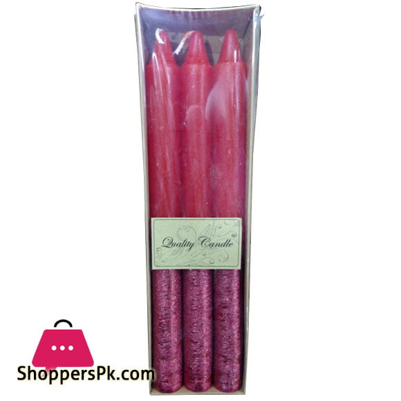 Taper Candle Size 10 Inch Pack of 6