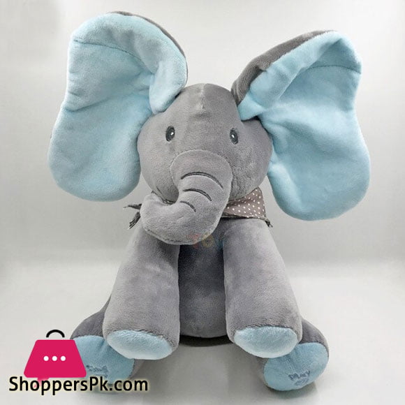 Peek a Boo Elephant 33 CM The Ear Can Swing