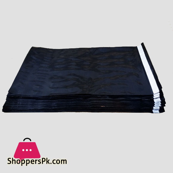Black Courier Flyer Bags Pack – 100 Peaces – 16 × 22 inch
