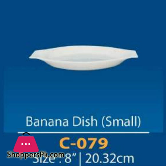 Camri Banana Dish (Small) 8 Inch -1 Pcs