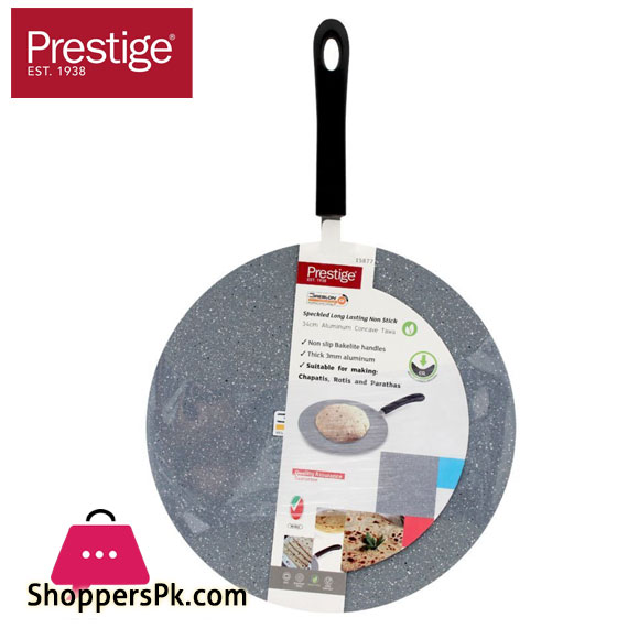 Prestige 32 cm Aluminum Concave Tawa - Grey Granite - 15876