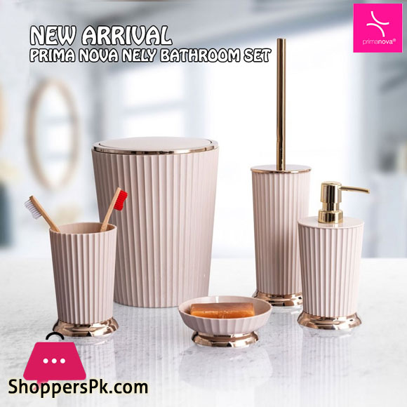Primanova Nely Bathroom Set White Chrome