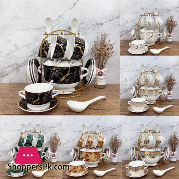 Solicasa 21 Pcs Soup Set with Stand