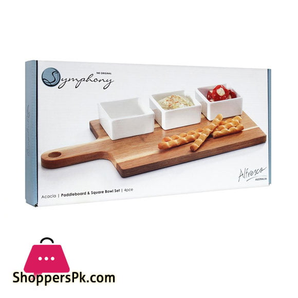Symphony Acacia Sq Dish Set 4-7 6c
