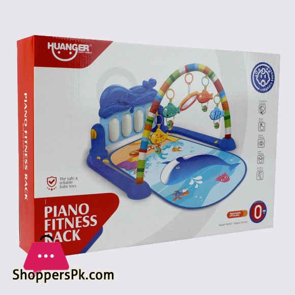 Huanger Playmat Kick n Play Newborn Baby Playmat, Play Gym, Musical Activity Gym 0-36 Month