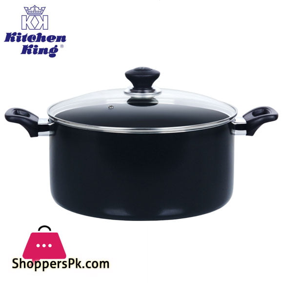 Kitchen King Lumina Casserole with Glass Lid – 38cm