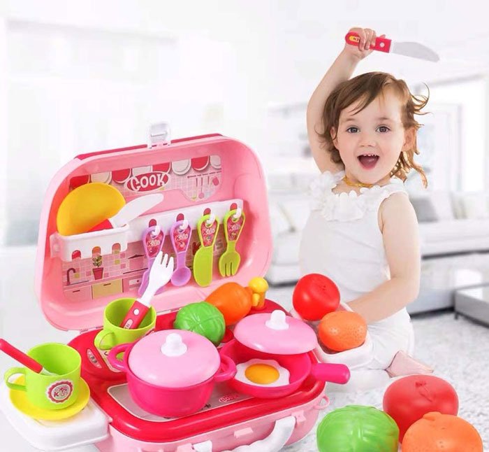 SUPER-ELE Little Kitchen Set For Kid