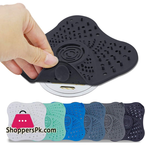 Silicone Drains Protector Shower Drain Hair Catcher /Kitchen/Basin/Sink (5.3x5.3)