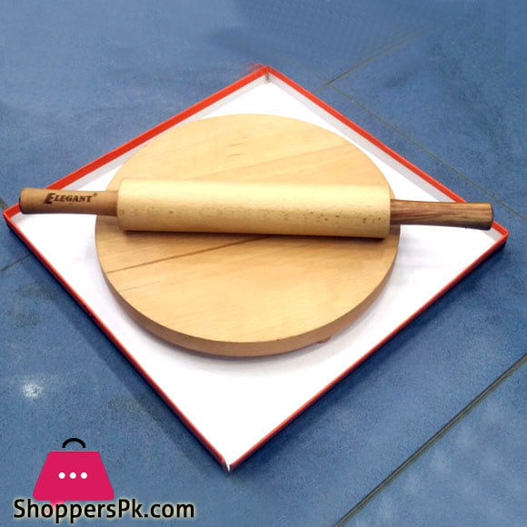 Elegent Solid Wood Rolling Pin Roti Maker (Chakla Belan)