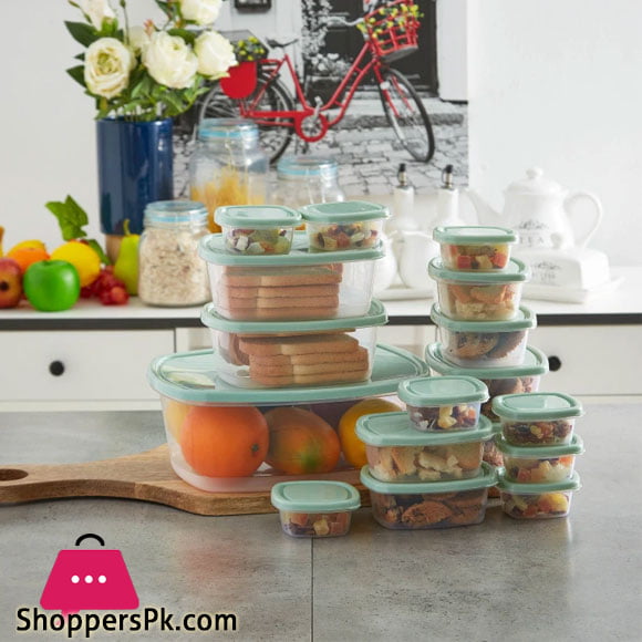 Emrico Airtight Food Container Home Box Set of 17 Pieces Iran Made
