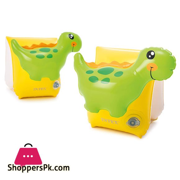 Intex Dinosaur Arm Bands 9 x 8 Inch - 56664