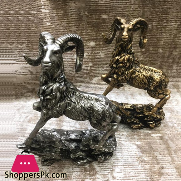 Markhoor Statue Fiber Made 12 inch