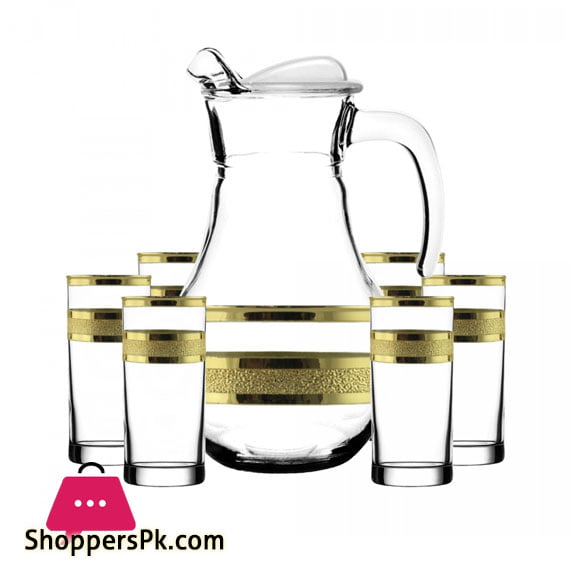 Promsiz Set of 7 Water Set With Ultra Pattern (KAV24-3934/402/S)