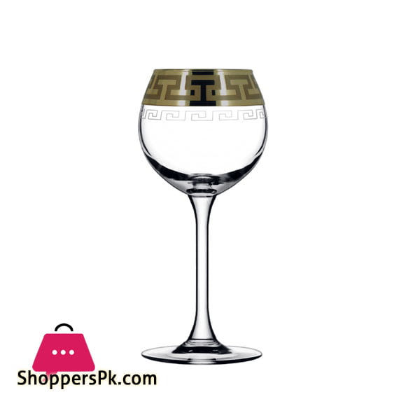 Promsiz Shot Glasses 6 Piece With Greek Pattern EAV03-411/S