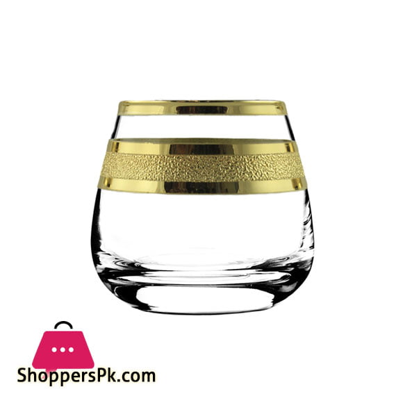 Promsiz Whiskey Glasses 6 Piece With Ultra Pattern (KAV24-2070 / S)