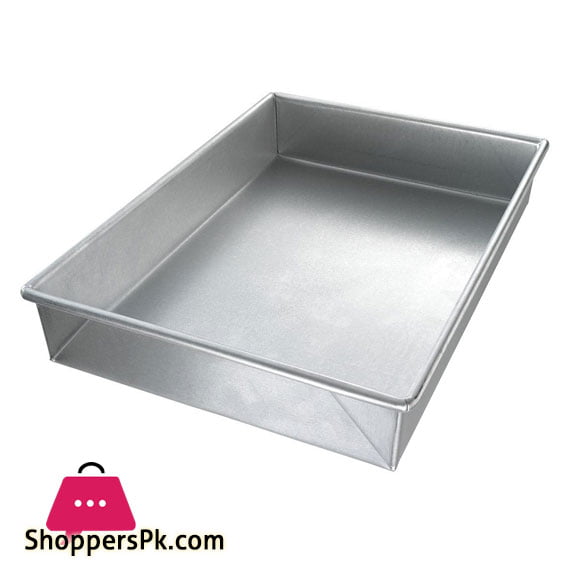 Rectangular Silver Cake Pan 10x15 Inch