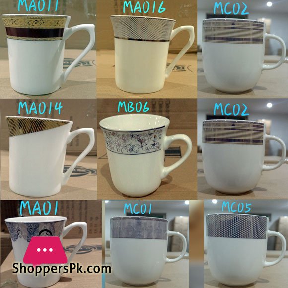Solecasa Bone China Mug Set of 6