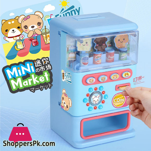 Vending Machine Toy Drink Machines Kids Education Learning Toys Great Gift for Kids - QF860-1