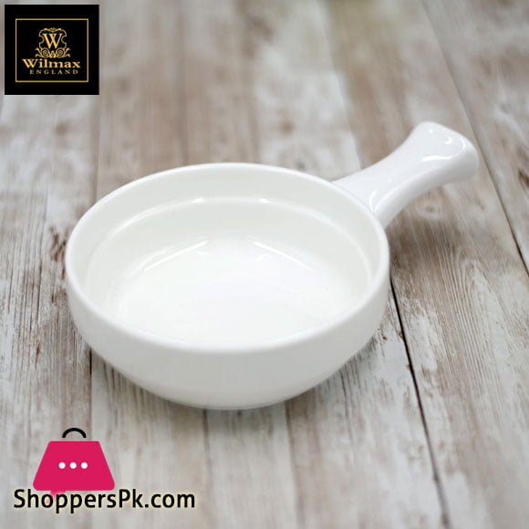 Wilmax Fine Porcelain Baking Dish With Handle 5 Inch 300Ml WL-997014-A