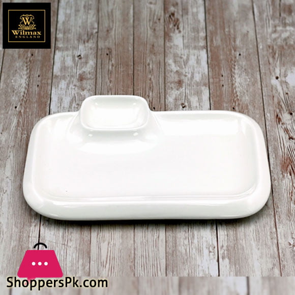 Wilmax Fine Porcelain Rectangular Platter 14 x 8.5 Inch WL-992575-A