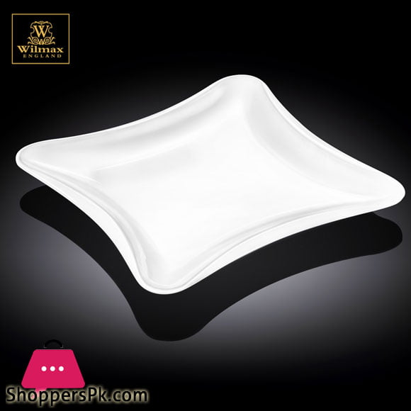 Wilmax Fine Porcelain Square Platter 9.75 X 9.75 Inch WL-991265-A