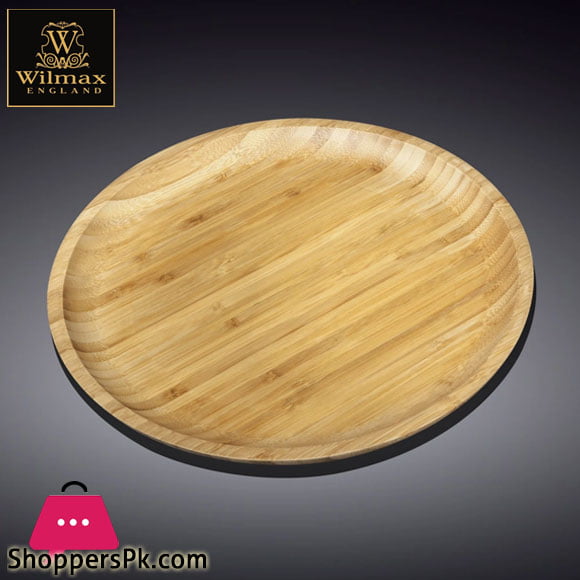 Wilmax Natural Bamboo Plate 14 Inch WL-771038-A