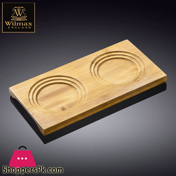 Wilmax Natural Bamboo Tray 7.75 X 4 Inch WL-771011-A