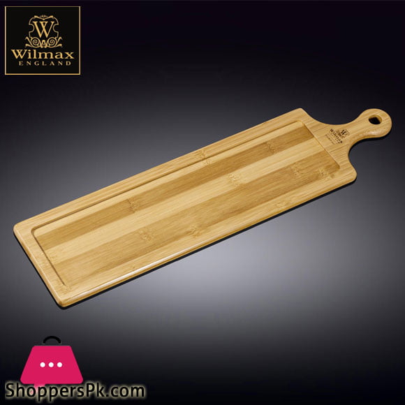 Wilmax Natural Bamboo Wooden Tray 18 X 4.75 Inch - WL-771009-A