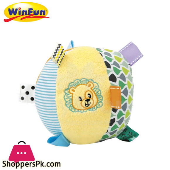 Winfun Rattle Plush Ball Art -180
