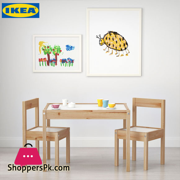 Ikea LATT Childrens Table and 2 Chairs