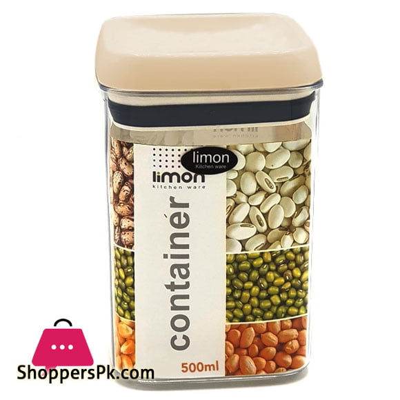 Limon Acrylic Airtight Jar 500 ML Iran Made - 1 Pcs