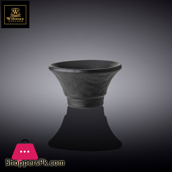 Wilmax SlateStone Sauce Dish 3 x 1.5 Inch WL-661134-A
