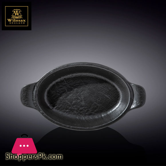 Wilmax SlateStone Oval Baking Dish 9.25 x 5 Inch 300 Ml WL-661145-A