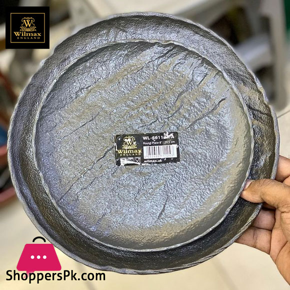 Wilmax SlateStone Round Plate 10 Inch WL-661126