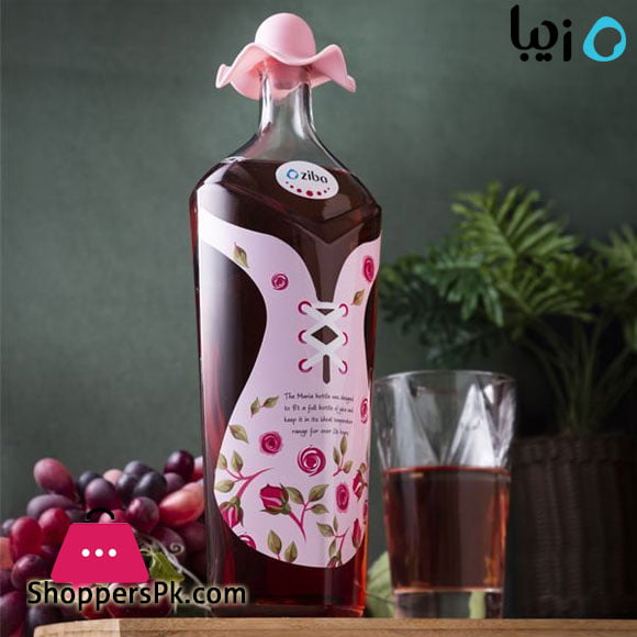 Zibasazan Glass Maria Bottle 1- Liter Iran Made