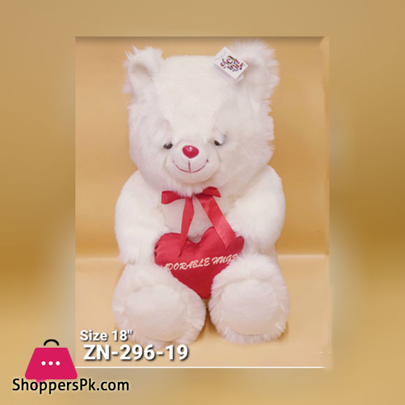 ZiQi Teddy Bear With Heart 18 Inch