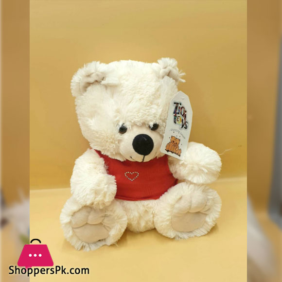ZIQI Teddy Bear With RED Jacket 10 Inch