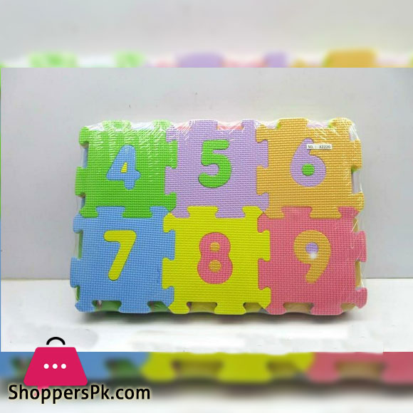 Matney Foam Mat of Number Puzzle Pieces Great for Kids to Learn and Play Interlocking Puzzle Pieces